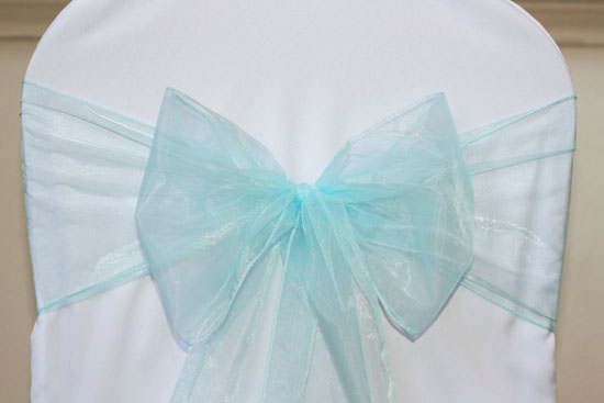 Organza Sash Baby Blue